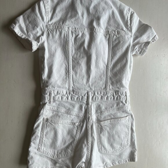 Zara Denim Jumpsuit - White - XS - Picture 2 of 2